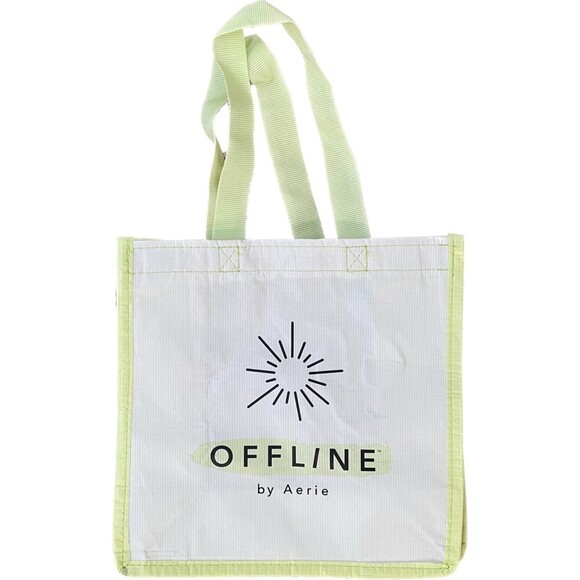 Offline by Aerie | Green Small Reusable Shopping Bag - Picture 1 of 7
